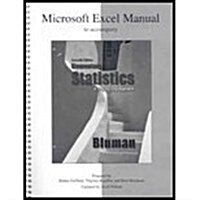 Microsoft Excel Manual Elementary Statistics: A Step-By-Step Approach (Spiral, 7)