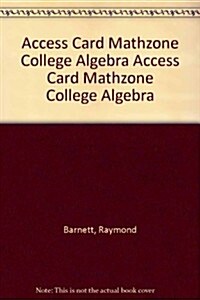 Access Card Mathzone College Algebra (Paperback, 9)