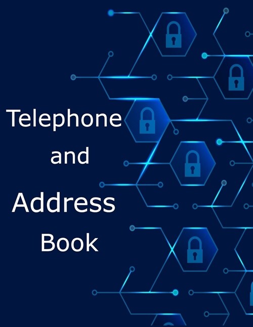 Telephone and Address Book: Large Print Phone Book & Adresses Book with Tabs (Paperback)