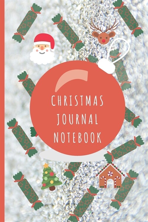 Christmas Journal Notebook: Gift Tracker, Holiday Shopping List Organizer with Checklist Boxes and Lines for Managing Your Christmas Season Gift L (Paperback)