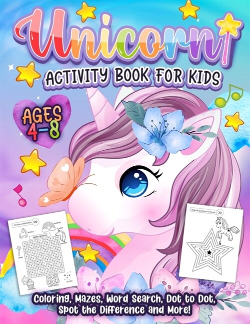 Unicorn Activity Book (Paperback)