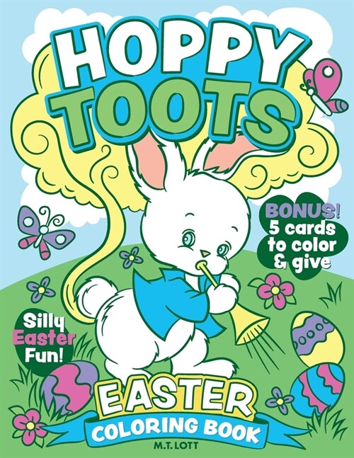 Hoppy Toots Easter Coloring Book (Paperback)