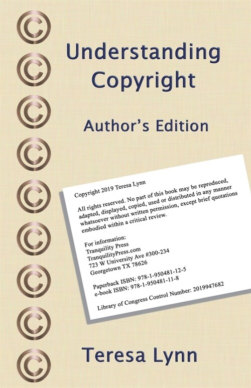 Understanding Copyright: Authors Edition (Paperback)