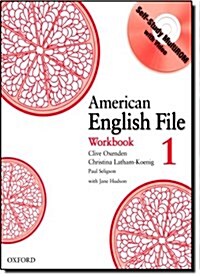 American English File Level 1: Workbook with Multi-ROM Pack (Package)