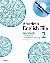 American English File Level 2: Workbook with Multi-ROM Pack (Package)