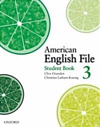 American English File Level 3: Student Book with Online Skills Practice (Paperback)