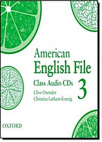 American English File Level 3: Class Audio CDs (3) (CD-Audio)