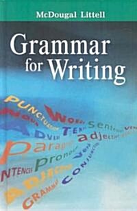 Mllit08 Grammar for Writing Gr 8 (Hardcover)