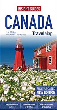 Insight Guides Travel Map Canada (Sheet Map, 3 Revised edition)