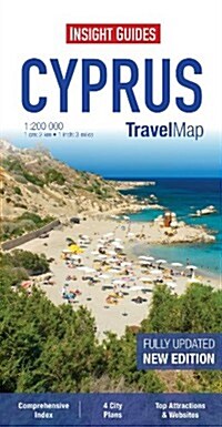 Insight Guides Travel Map Cyprus (Sheet Map, 4 Revised edition)