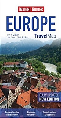 Insight Travel Map: Europe (Sheet Map, 4 Rev ed)