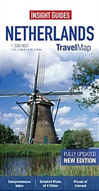 Insight Guides Travel Map Netherlands (Sheet Map, 4 Revised edition)