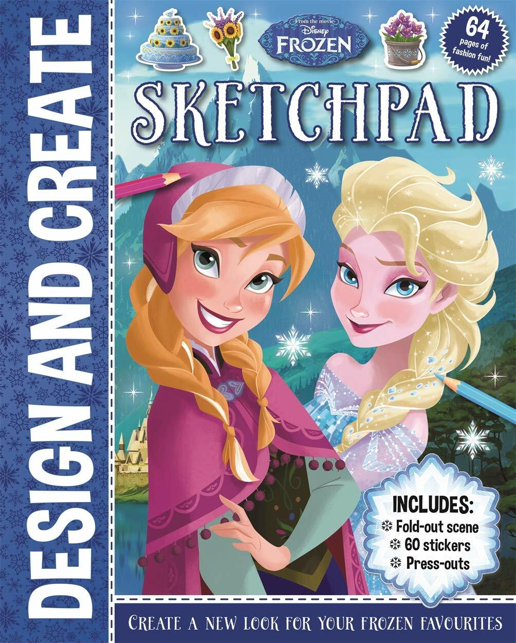 Disney Frozen Design And Create Sketchpad (Paperback)