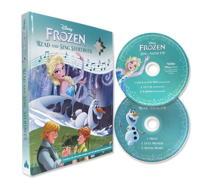 Disney Frozen Read and Sing Storybook 겨울왕국 리드앤씽 스토리북 (Hardcover + CD 2장)
