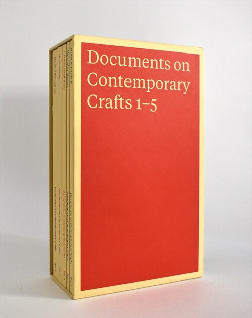 Documents on Contemporary Crafts 1-5 (Paperback)