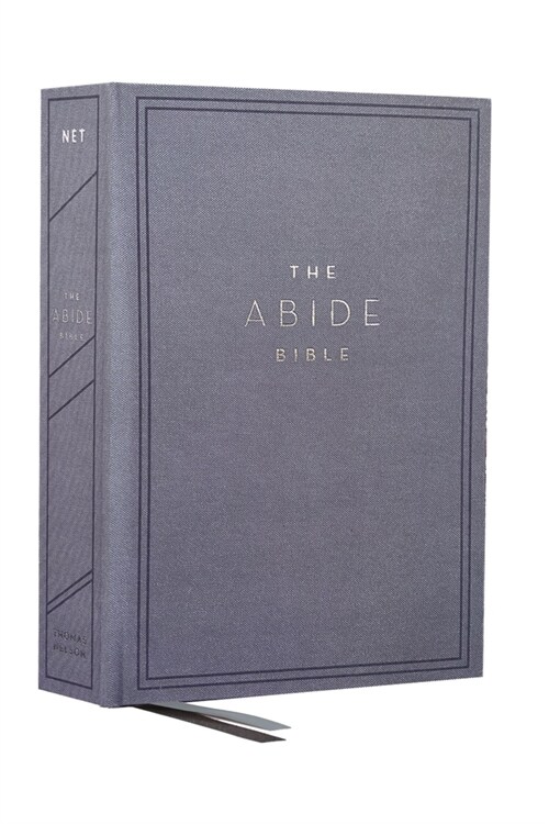 The Net, Abide Bible, Cloth Over Board, Blue, Comfort Print: Holy Bible (Hardcover)