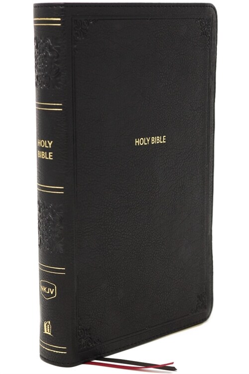 Nkjv, Reference Bible, Compact, Leathersoft, Black, Red Letter Edition, Comfort Print: Holy Bible, New King James Version (Imitation Leather)