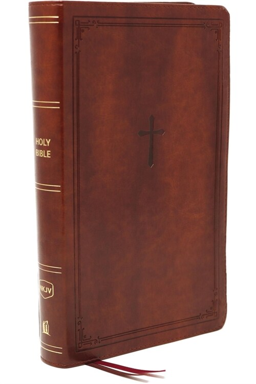 Nkjv, Reference Bible, Personal Size Large Print, Leathersoft, Brown, Red Letter Edition, Comfort Print: Holy Bible, New King James Version (Imitation Leather)
