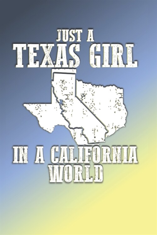 Texas Girl In A California World Dot Grid: 6 x 9 Journal (Paperback)