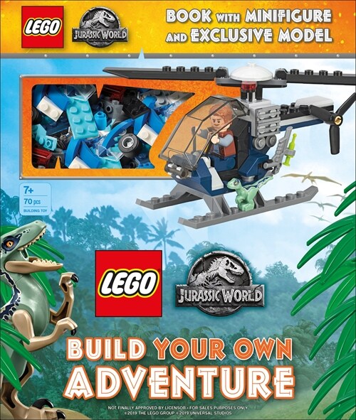 Lego Jurassic World Build Your Own Adventure: With Minifigure and Exclusive Model [With Legos] (Hardcover)