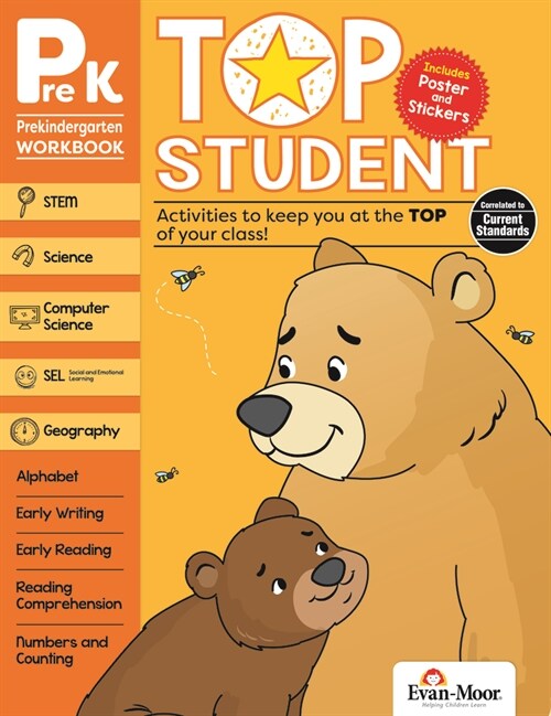 Top Student, Pre-Kindergarten Workbook (Paperback, Teacher)