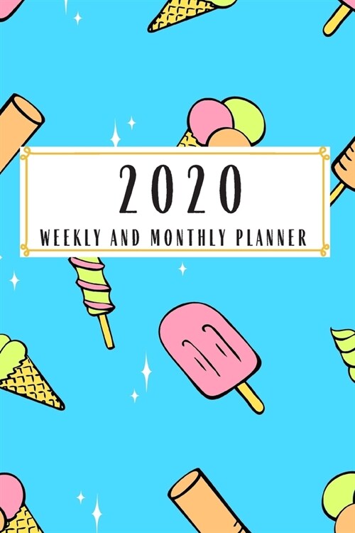 2020 Weekly And Monthly Planner: Kawaii Planner Lesson Student Study Teacher Plan book Peace Happy Productivity Stress Management Time Agenda Diary Jo (Paperback)