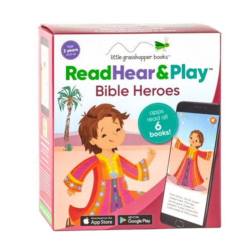 Read Hear & Play: Bible Heroes (6 Storybooks & Downloadable Apps!) (Hardcover)