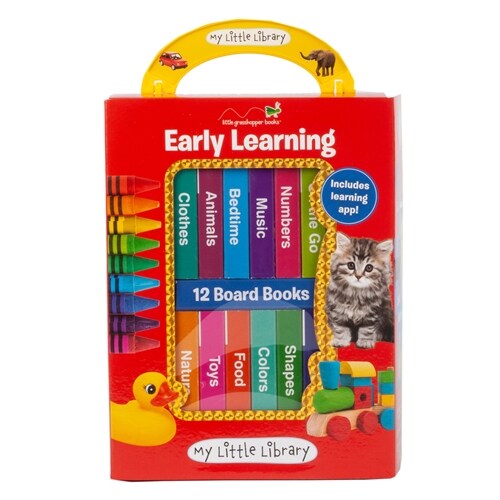 My Little Library: Early Learning - First Words (12 Board Books) (Boxed Set)