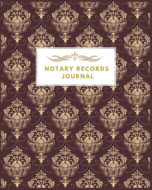 Notary Records Journal: Public Notary Book, Notary Journal: Public Record Book: Vintage Red Notary Public: Official Notary Journal- Public Not (Paperback)