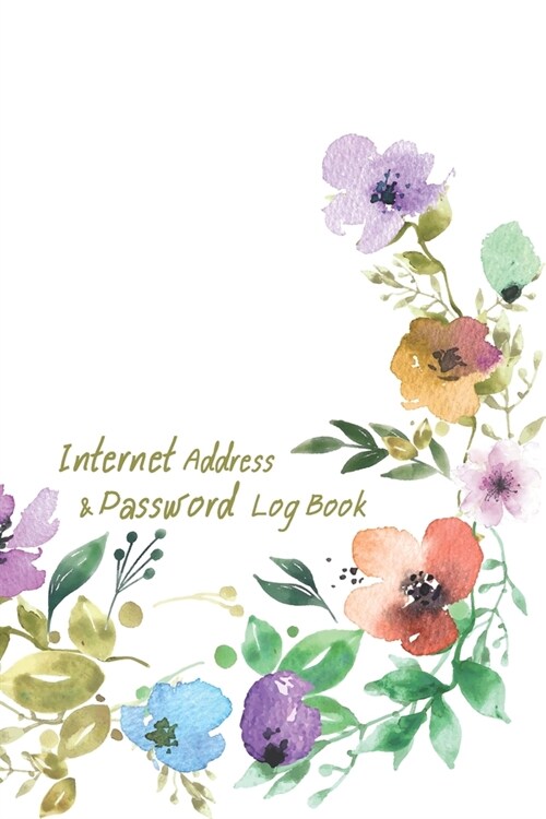 Internet Address & Password Log Book: Organizer Notebook Journal Pocket (Paperback)