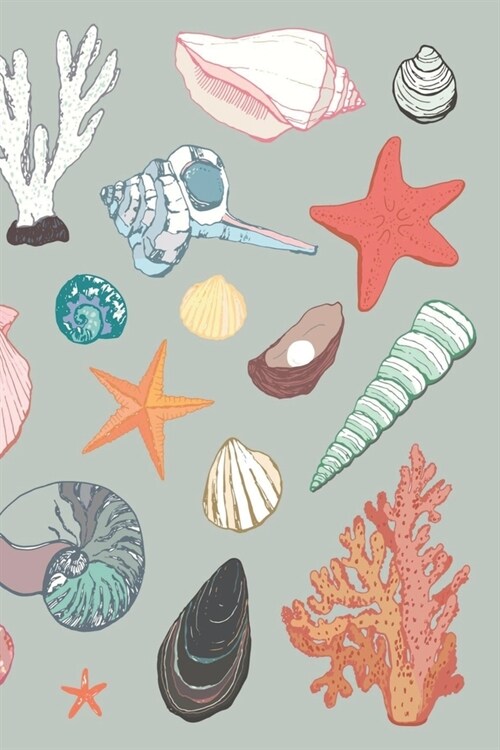 Seashell Journal: 100 lined pages, perfect gift for the seashell collector or beach lover, adults or kids, journal/notebook, size 6x9 (Paperback)