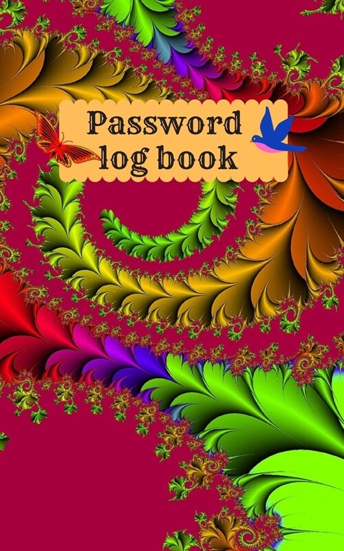 Password log book: Password log book.colorful with sweet small animals. Password log book keep track of: usernames, passwords, web addres (Paperback)