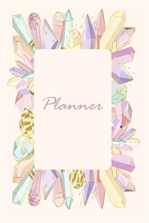 Undated Planner: Pocket Size Monthly/Weekly/Daily Organizer with Habit Tracker, To Read/To Watch/Wish Lists. For 12 months. Magic Cryst (Paperback)