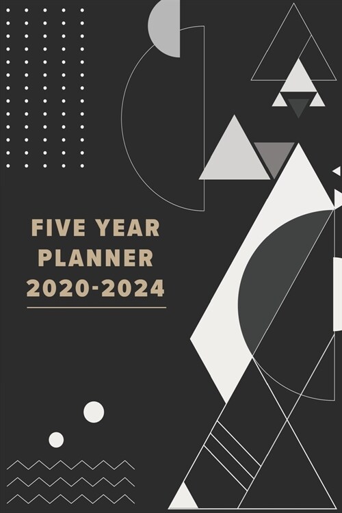 Five Year Planner 2020-2024: 2020-2024 Monthly Planner 5 Years (Paperback)