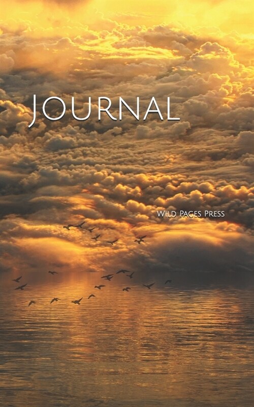 Journal: landscape sky clouds fantasy birds (Paperback)