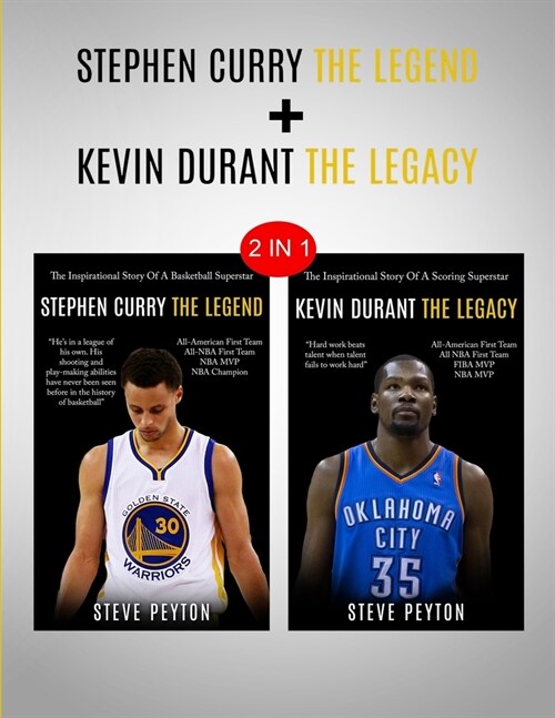 Stephen Curry & Kevin Durant: 2 in 1 Bundle - Two Super Stars - Back To Back Champions (Paperback)