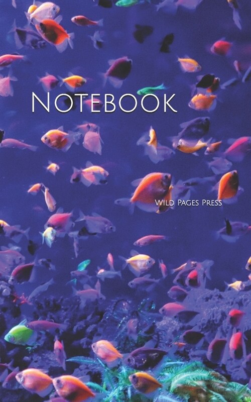 Notebook: fish rainbow colors aquarium colorful fishes (Paperback)