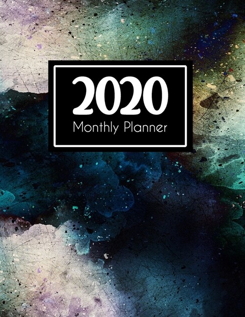 2020 Monthly Planner: Weekly and Monthly - Jan 1, 2020 to Dec 31, 2020 - Calendar Agenda Book - January to December - Cute Appointment & Pro (Paperback)