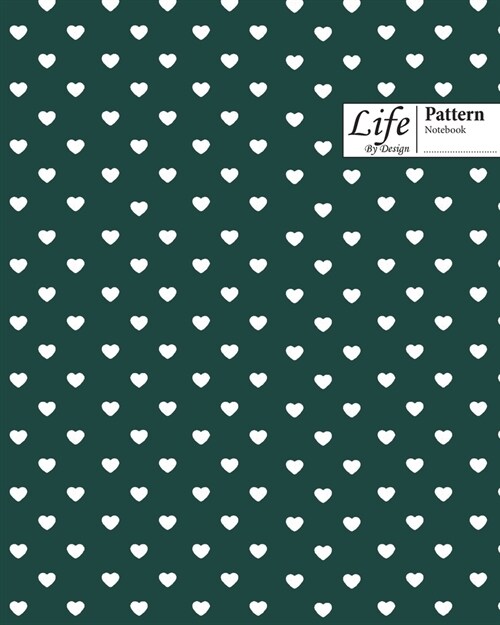 Hearts Pattern Composition Notebook (Paperback)