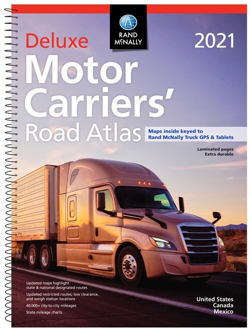 Rand McNally 2021 Deluxe Motor Carriers Road Atlas (Paperback)