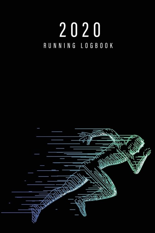 Running Log Book: Black Cover - Weekly and Monthly Calendar Planner - 365 Day Daily Runner Training Log Book Diary Workouts Journal Note (Paperback)