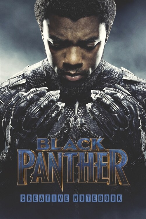 BLACK PANTHER - Creative Notebook: Organize Notes, Ideas, Follow Up, Project Management, 6 x 9 (15.24 x 22.86 cm) - 110 Pages - Durable Soft Cover - (Paperback)