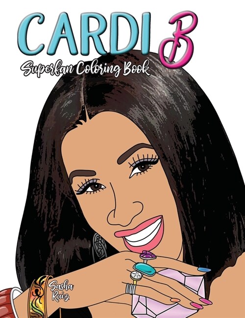 Cardi B Superfan Coloring Book (Paperback)