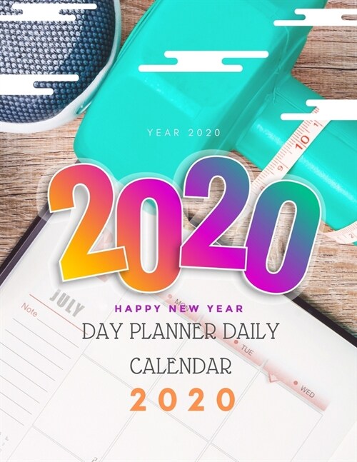 Day Planner Daily Calendar 2020: 8.5 X 11 Planner Undated Monthly Agenda Appointment Calendar Organizer Book With Dot Grid Paper Notebook With Hourly (Paperback)