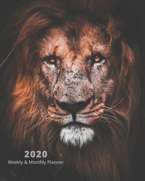 2020 Weekly & Monthly View Planner: Simba Lion 8x10 (20.32cm X 25.4cm) 12-Month Notebook Calendar Schedule Organizer Jan 1, 2020 - Dec 31, 2020 (Paperback)