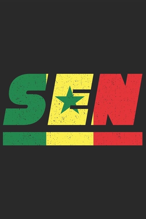Sen: Senegal Tagesplaner mit 120 Seiten in wei? Organizer auch als Terminkalender, Kalender oder Planer mit der senegalesi (Paperback)