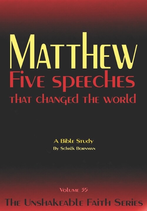 Matthew: Five speeches that changed the world (Paperback)