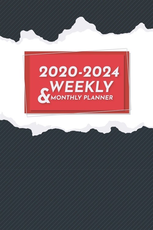 2020-2024 Weekly & Monthly Planner: Five Year Planner 2020-2024 (Paperback)