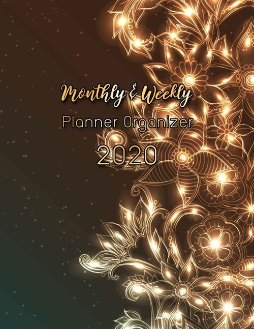 Monthly & Weekly Planner Organizer: Monthly and Weekly Planner Organizer: 1 Year Calendar Agenda Organizer Diary Planner (Paperback)