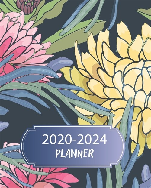 2020-2024 Planner: 5 Year Monthly Weekly Planner Calendar Schedule Organizer 60 Months With Holidays and Inspirational Quotes ( Autumn Ro (Paperback)